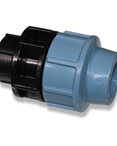 Adapter union PP 25x 1/2"fm NP16 f/PE-pipe